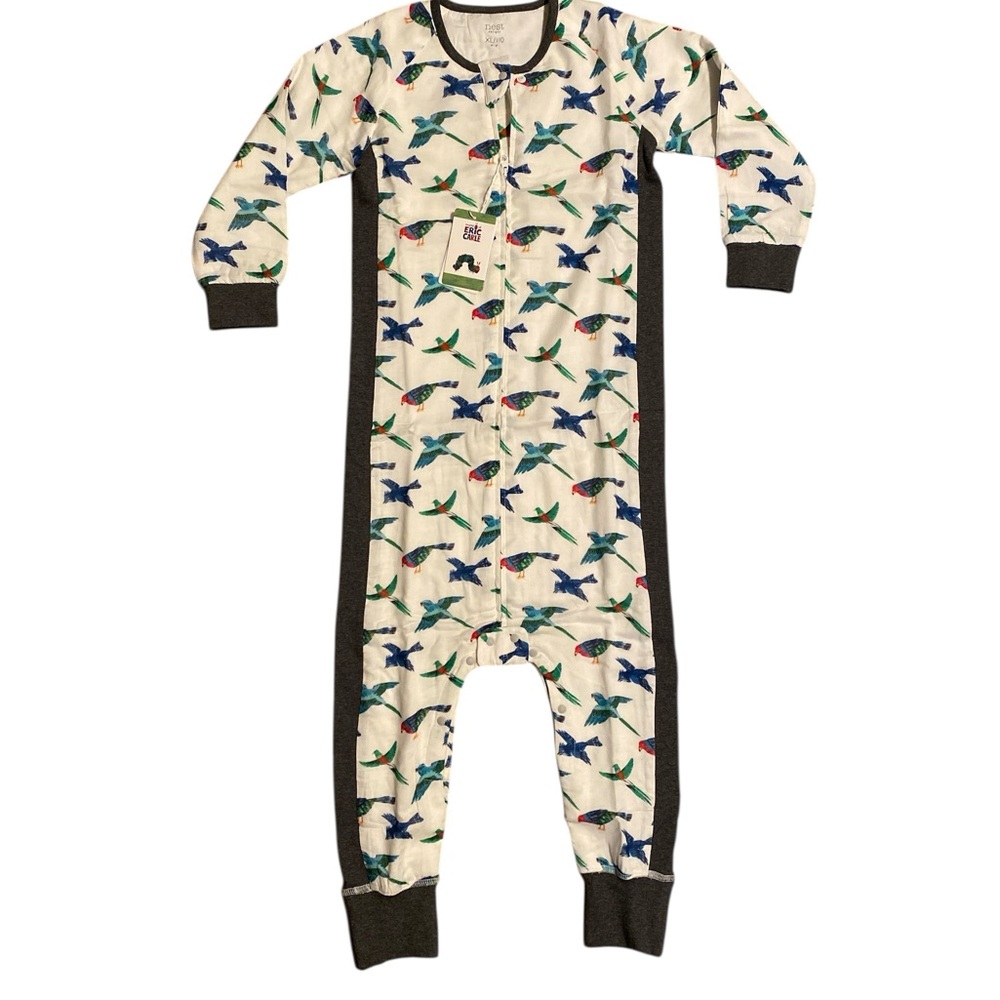 NWT Bamboo Long Sleeve Footed Unisex Sleep Suit 4T - 6T
